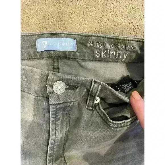 Seven For All Mankind Blair Jeans High Waist Ankle Skinny, size 27 - Picture 8 of 9